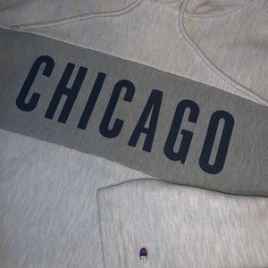 Champion cropped Chicago hoodie